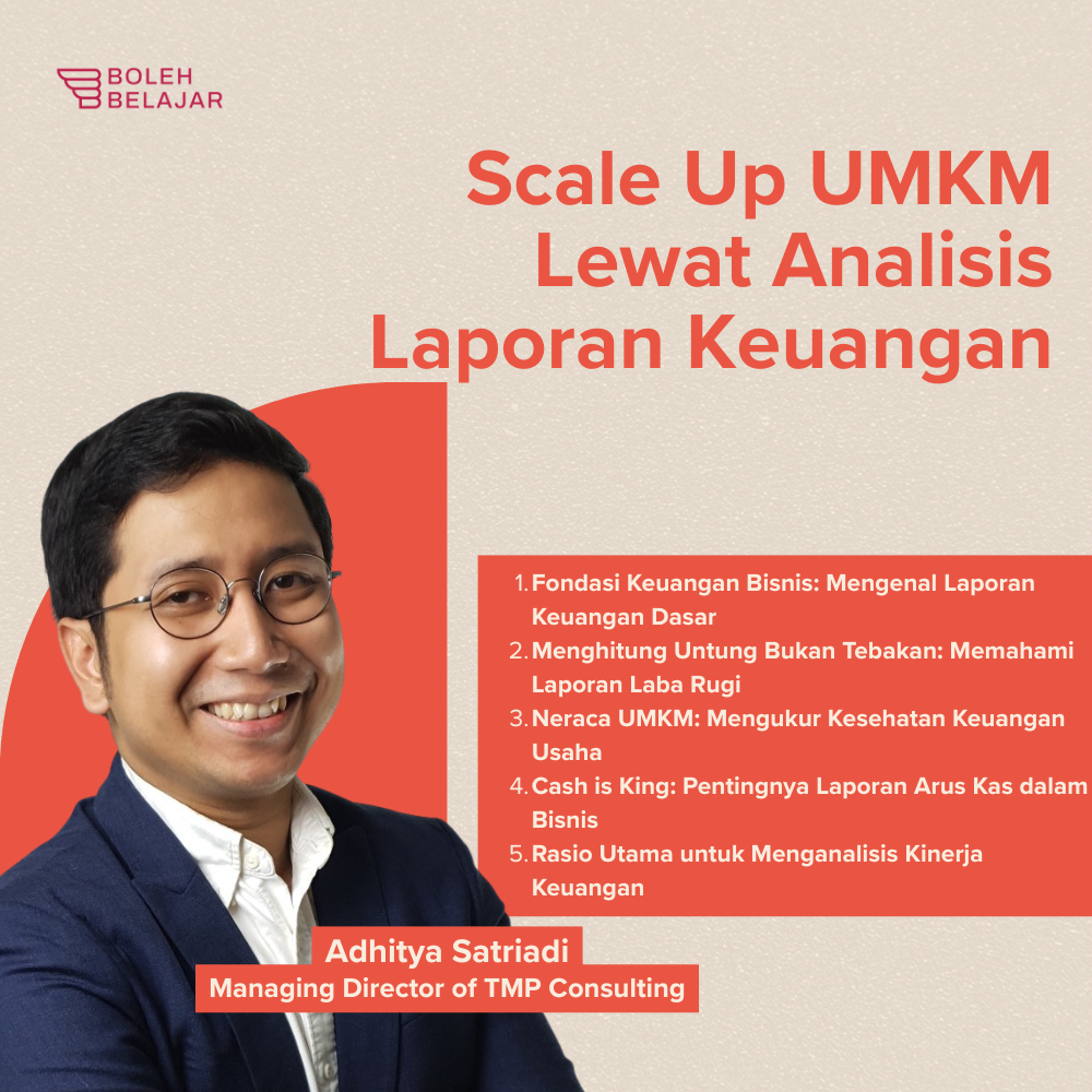 BolehBelajar X TMP : Analisis Bisnis dari Laporan Keuangan